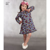 Simplicity Pattern S8806 Children's Dress, Top, Pants, Eye Mask & Slippers