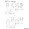 Simplicity Pattern S8872 Misses' Pullover Dress