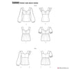 Simplicity Pattern S8880 Misses' Tops