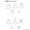 Simplicity Pattern S8893 Babies' Pinafores