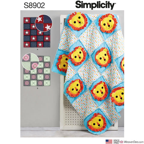 Simplicity Pattern S8902 Rag Quilts