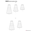 Simplicity Pattern S8923 Misses' Pull-On Skirts