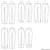 Simplicity Pattern S8957 Misses' Slim Leg Trousers with Variations