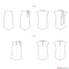 Simplicity Pattern S9045 Misses' Tops With Or Without Neck Ties