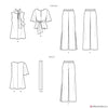 Simplicity Pattern S9051 Misses' Tops, Belt or Scarf & Trousers