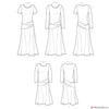Simplicity Pattern S9222 Misses' Knit Dress In 2 Lengths