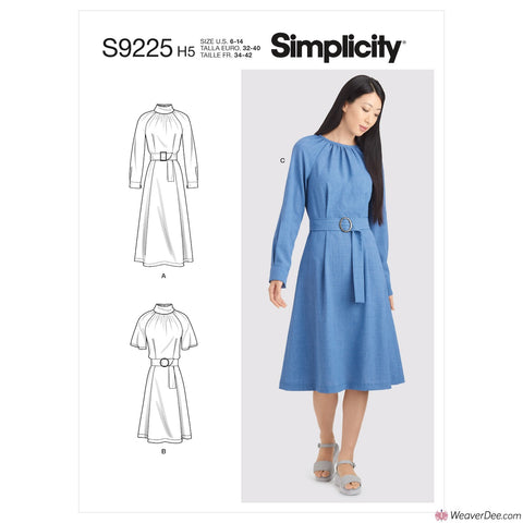 Simplicity Pattern S9225 Misses' Dresses