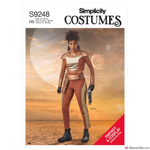 Simplicity Pattern S9248 Misses' Sc-Fi Costume