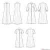 Simplicity Pattern S9260 Misses' & Women's Button Front Dresses