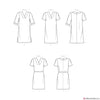 Simplicity Pattern S9262 Misses' V-neckline Shift Dresses