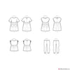 Simplicity Pattern S9280 Children's Dresses, Top & Leggings