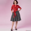 Simplicity Pattern S9288 Misses' Wrap Top & Flared Skirt