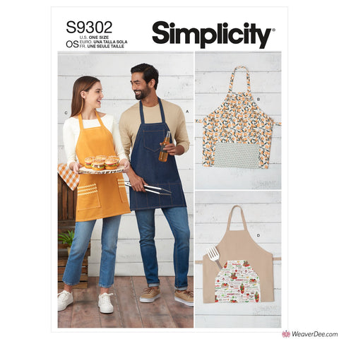 Simplicity Pattern S9302 Unisex Aprons
