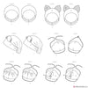 Simplicity Pattern S9305 Children's Headbands, Hat & Face Coverings