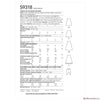 Simplicity Pattern S9318 Toddlers' Tent Tops, Dresses & Shorts