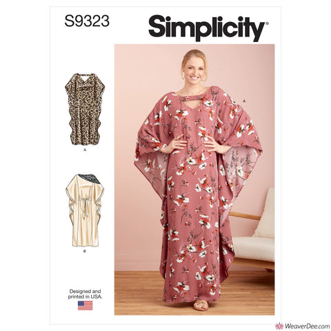 Simplicity Pattern S9323 Misses' Caftans