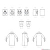 Simplicity Pattern S9353 Adult Tube Mascot Costume