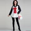 Simplicity Pattern S9354 Misses' Costumes - Shark, Panda, Cat, Fairy Godmother