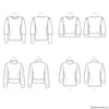 Simplicity Pattern S9385 Misses' Knit Tops with Length & Sleeve Variations