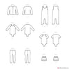 Simplicity Pattern S9390 Babies' Knit Layette