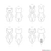 Simplicity Pattern S9414 Stuffed Animals
