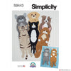 Simplicity Pattern S9443 Animal Towels