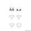 Simplicity Pattern S9478 Misses' & Women's Bralette & Panties