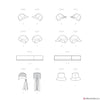 Simplicity Pattern S9491 Chemo Head Coverings