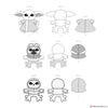 Simplicity Pattern S9515 Plush Aliens 18"