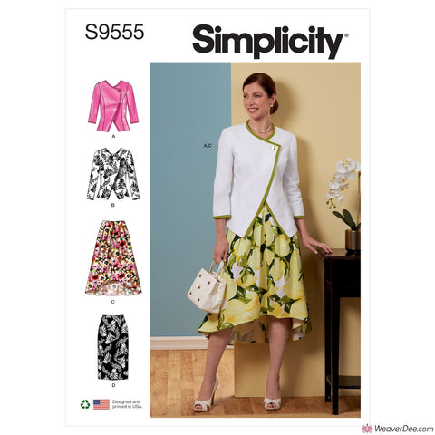 Simplicity Pattern S9555 Misses' Jacket & Skirts