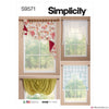 Simplicity Pattern S9571 Valances & Swags