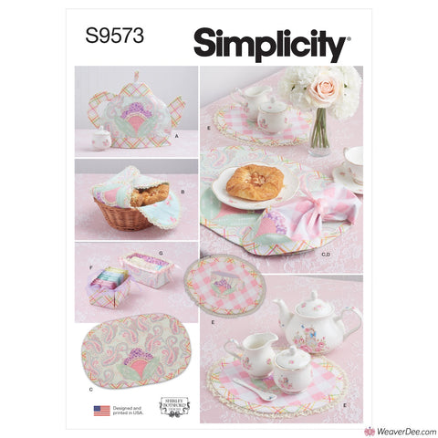 Simplicity Pattern S9573 Tabletop Accessories