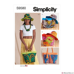 Simplicity Pattern S9580 Bags, Hat & Necklace