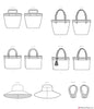 Simplicity Pattern S9580 Bags, Hat & Necklace