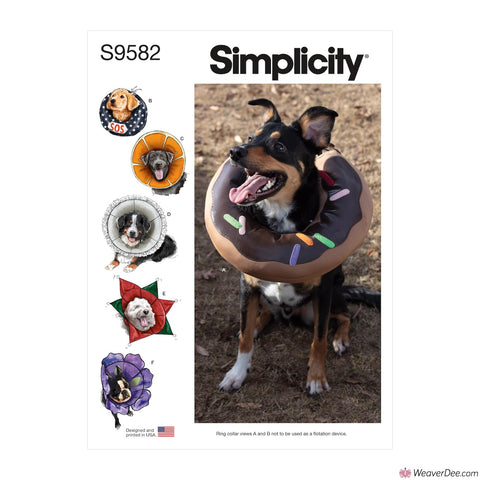 Simplicity Pattern S9582 Pet Elizabethan Collars - by Carla Reiss