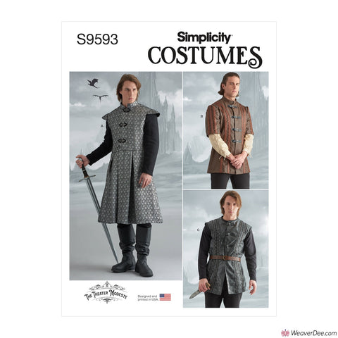 Simplicity Pattern S9593 Men's Medieval Costume