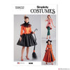 Simplicity Pattern S9632 Misses' Costumes - Retro Halloween