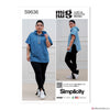 Simplicity Pattern S9636 Misses' Hoodies & Leggings by Mimi G
