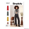Simplicity Pattern S9647 Misses' Pants & Trousers