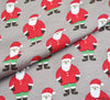 Santa Cotton Jersey Fabric - Taupe