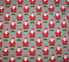 Santa Cotton Jersey Fabric - Taupe