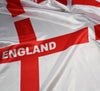 England Flag Silky Satin Fabric