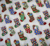 Rose & Hubble Cotton Fabric - Stockings of Gifts Cream