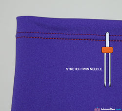 SCHMETZ Stretch Twin Machine Needle Two Size Options Value Pack of 2