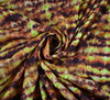 Tie Dye Cotton Fabric - Stripy Yellow