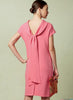 Vogue Pattern V1544 Misses' Lined Shift Dress With Back Drop-Collar & Tie