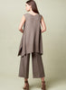 Vogue Pattern V1550 Misses' Pullover Tunic With Uneven Hem & Wide-Leg Pants