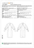 Vogue Pattern V1565 Misses' High Neck Dress with Full Sleeves