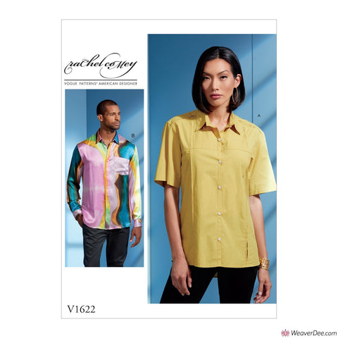 Vogue Pattern V1622 Unisex Shirt