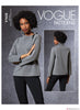 Vogue Pattern V1635 Misses' Top